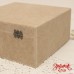 Шкатулка "Беатрис", мдф, 16х16х8 см, разделители в комплекте - Заготовки для декупажа. Интернет-магазин Завиток